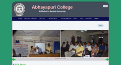 Desktop Screenshot of abhayapuricollege.org